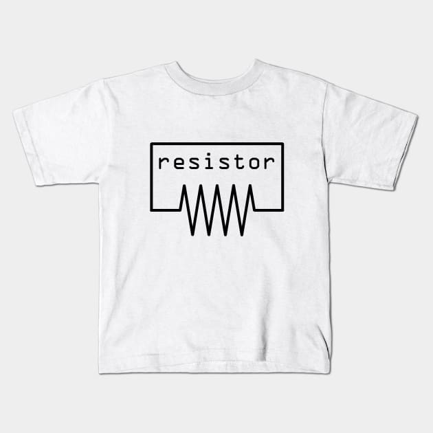 b-resistor Kids T-Shirt by Jared1084